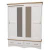Dorset Triple Wardrobe with Sliding Doors